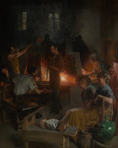 ムラノのガラス送風機 作： Charles Frederic Ulrich