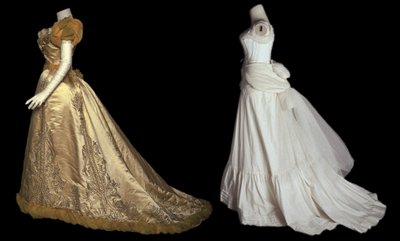 バーサ・パーマーのイブニングドレス 作： Charles Frederick Worth