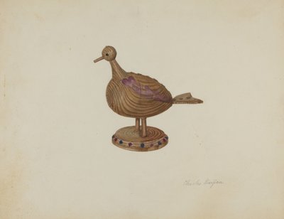ペンシルベニア州ドイツのおもちゃの鳥 作： Charles Garjian