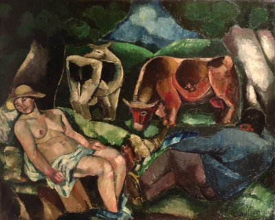 残り、牧歌、1919 作： Charles Georges Dufresne
