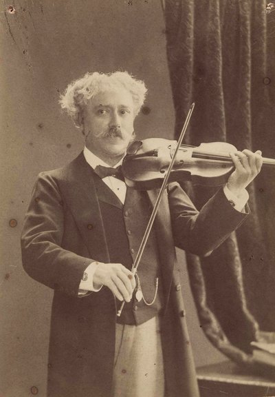 ヴァイオリン奏者で作曲家のポール・ド・サラサテの肖像 1844-1908年、c. 1890年。 作： Charles Gerschel