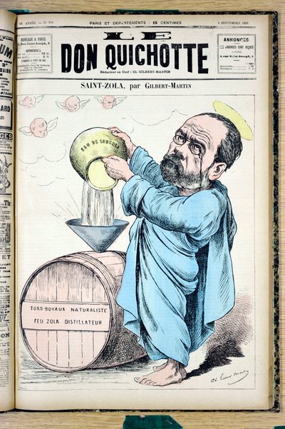 ル・ドン・キホーテ」の表紙、949番、Satirique en Colours 作： Charles Gilbert Martin