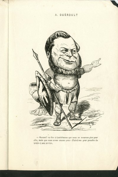 チャールズ・ギルバート・マーティン（1839-1905）による "Contemporary Grimaces "のイラスト 作： Charles Gilbert Martin
