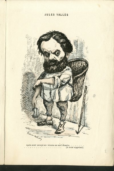チャールズ・ギルバート・マーティン（1839-1905）による "Contemporary Grimaces "のイラスト 作： Charles Gilbert Martin
