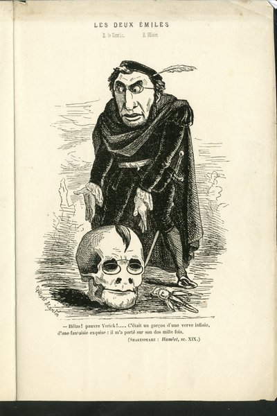 チャールズ・ギルバート・マーティン（1839-1905）による "Contemporary Grimaces "のイラスト 作： Charles Gilbert Martin