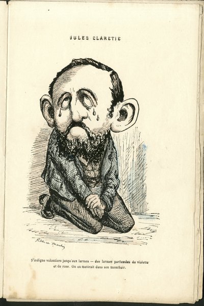 チャールズ・ギルバート・マーティン（1839-1905）による "Contemporary Grimaces "のイラスト 作： Charles Gilbert Martin