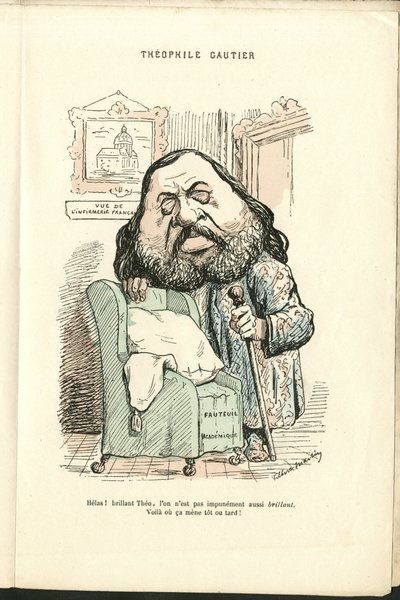チャールズ・ギルバート・マーティン（1839-1905）による "Contemporary Grimaces "のイラスト 作： Charles Gilbert Martin
