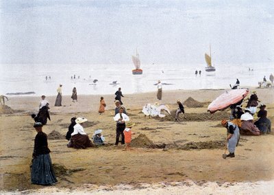 干潮時。 ジロの彫刻、1900 年頃。 作： Charles Gillot