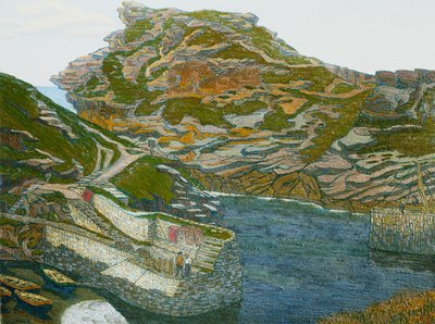 ボスキャッスル ハーバー 作： Charles Ginner