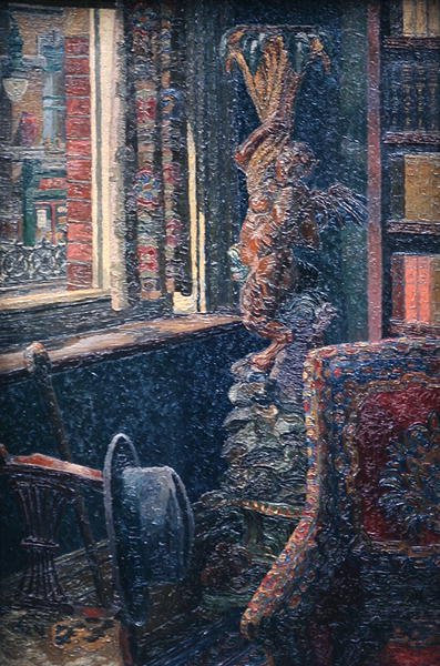 内装（オイル） 作： Charles Ginner
