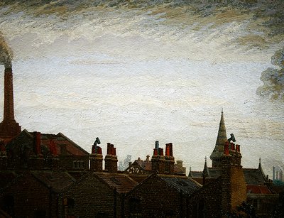 ルーフトップ、ピムリコ 作： Charles Ginner