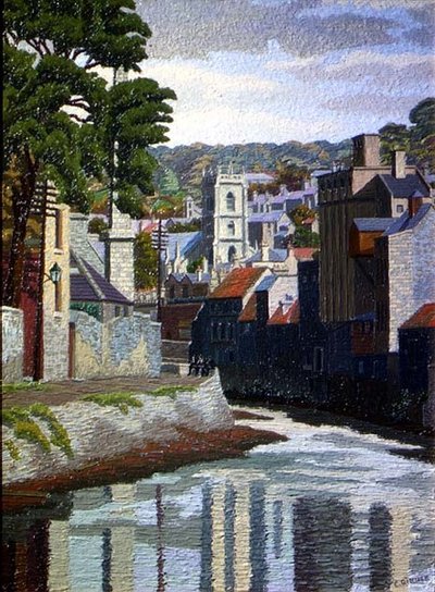 エイボン、バース 作： Charles Ginner