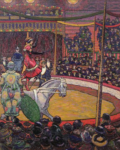 サーカス、1913年頃（キャンバスに油彩） 作： Charles Ginner