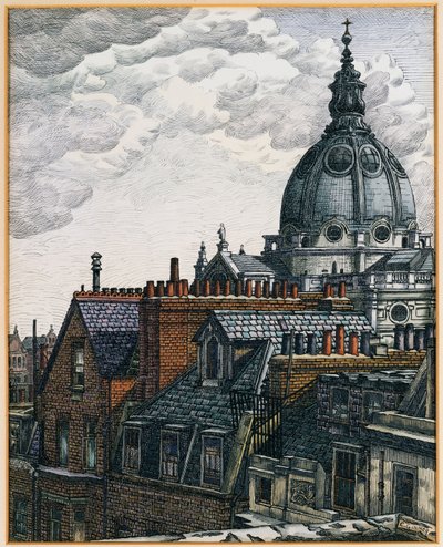 Dome, Bromptonin oratorio 作： Charles Ginner