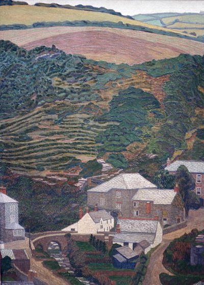 ヒルサイド 作： Charles Ginner