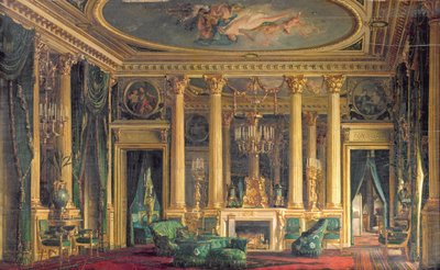 1866年パリのヴァンドーム広場にあるムッシュールバジル親のホテルのサロン 作： Charles Giraud
