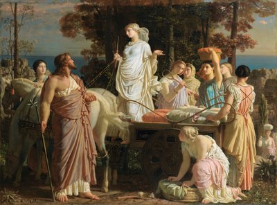 ユリシーズとナウシカ、c。 1853年。 作： Charles Gleyre