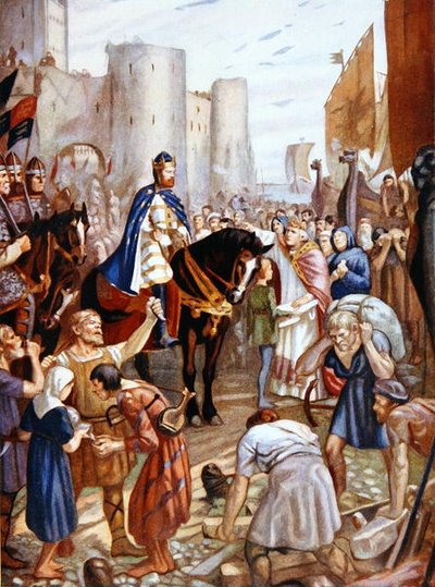 ロンドン塔のウィリアム・ルーファス（1056-1100）、「Hutchinson