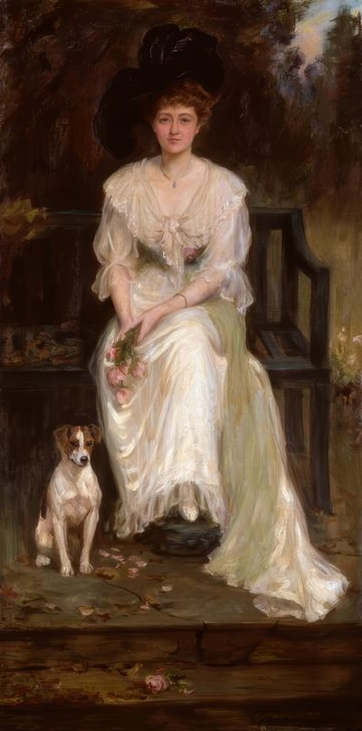 CGアンダーソン、アイリーン・ワッツ夫人-絵画 作： Charles Goldsborough Anderson