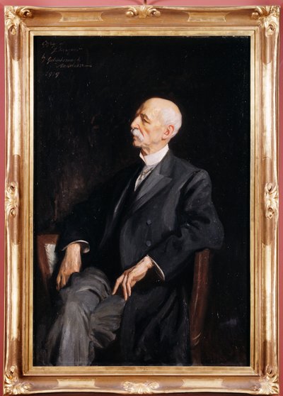 肘掛け椅子に座るマヌエル・パトリシオ・ロドリゲス・ガルシア 作： Charles Goldsborough Anderson