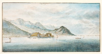 イタリア、マッジョーレ湖畔のイゾラ・ベッラ 作： Charles Gore