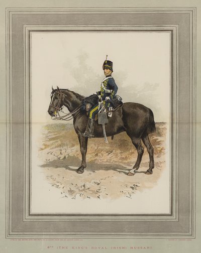 8位（王のアイルランド王）Hussars（chromolitho） 作： Charles Green