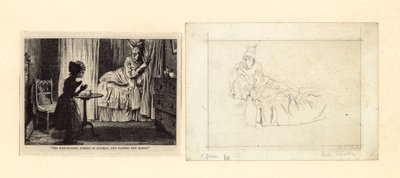 チャールズディケンズの古い好奇心の店のイラスト 作： Charles Green
