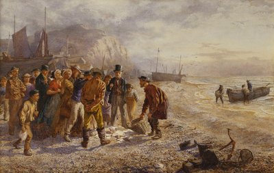 オークション、1864 作： Charles Green