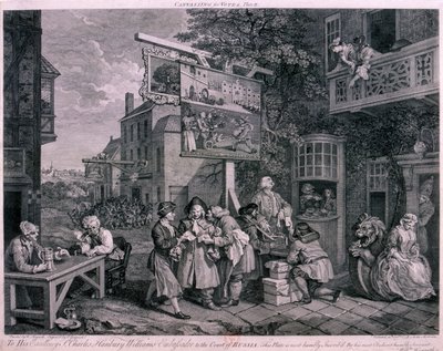 「投票のためのキャンバス」、1757 作： Charles Grignion