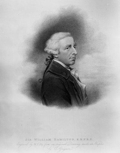 ウィリアムトーマスフライによって刻まれたサーウィリアムハミルトン、1817年 作： Charles Grignion