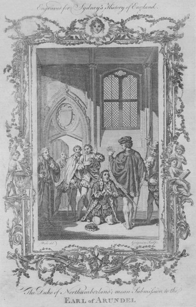 ノーサンバーランド公爵とは、1773年のアランデル伯爵への服従を意味します。 作： Charles Grignion