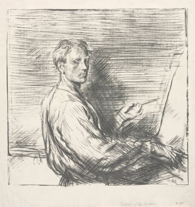 アーティストの肖像、1号、1905年。 作： Charles Haslewood Shannon