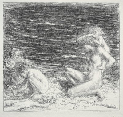 海とそよ風、1894。 作： Charles Haslewood Shannon