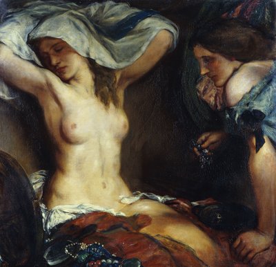 アメジストネックレス 作： Charles Haslewood Shannon