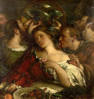 デリアの家のティブルス、1900〜05年 作： Charles Haslewood Shannon