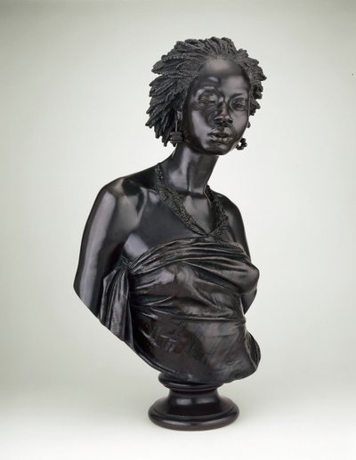 アフリカ人女性の胸像、1851 年。 作： Charles Henri Joseph Cordier