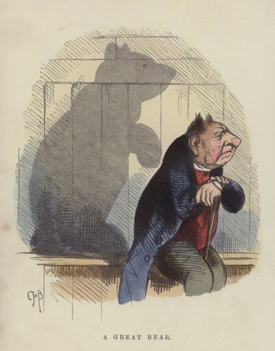 大熊（彩色済み彫刻 作： Charles Henry Bennett