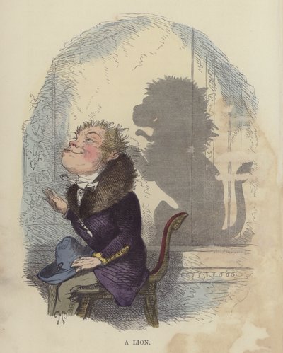 ライオン（彩色済み彫刻 作： Charles Henry Bennett