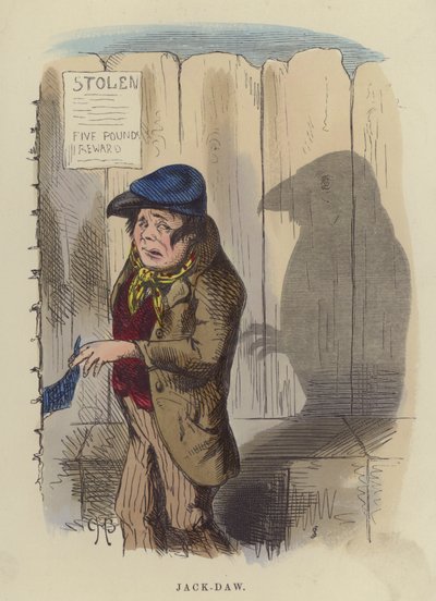 ジャック・ドー（彩色済み彫刻 作： Charles Henry Bennett