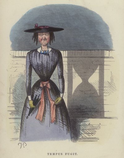 テンパス・フュージット（彩色済み彫刻 作： Charles Henry Bennett