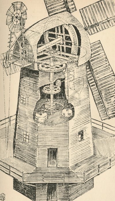 スモックミル、1931 作： Charles Henry Bourne Quennell