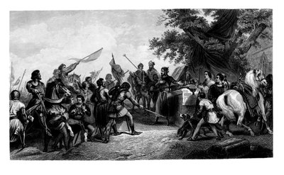 1875年12月14日、ブーヴィヌの戦い。 作： Charles Henry Jeens