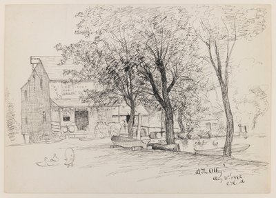 1882年8月21日の路地 作： Charles Henry Miller