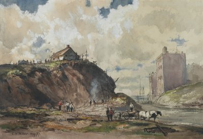 都市の建設方法、1877（紙にトイレ） 作： Charles Henry Miller