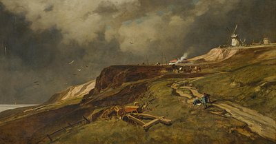 ノルマンディー海岸 作： Charles Hoguet