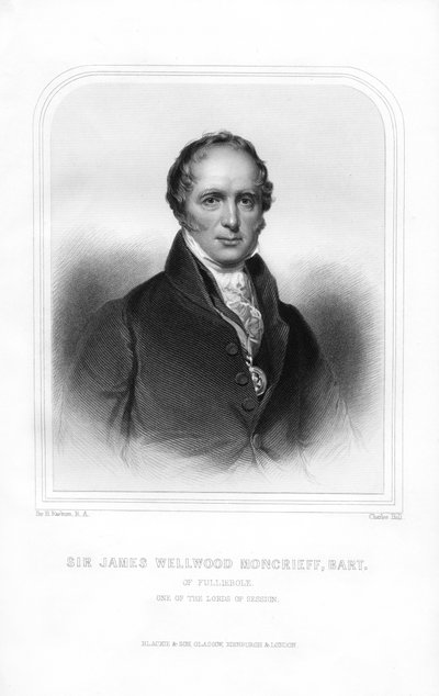 ジェームズウェルウッドモンクリエフ卿、スコットランドの著名な裁判官、1870年。 作： Charles Holl