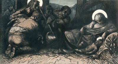 キリスト降誕、c1900 1903-1904 作： Charles Holroyd