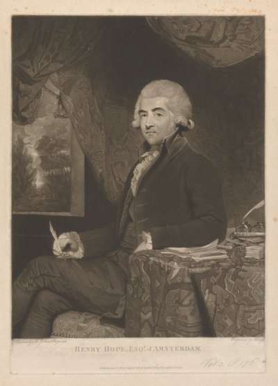 ヘンリー・ホープ アムステルダムの 作： Charles Howard Hodges