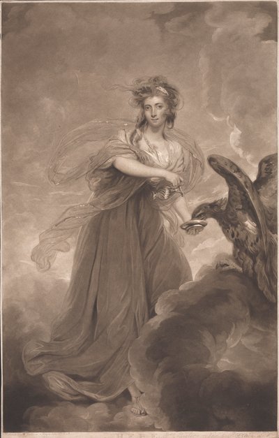 Mrs. Sophia (née Heywood) Musters as Hebe 作： Charles Howard Hodges