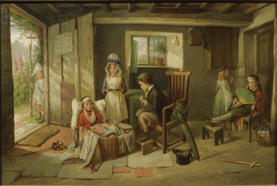 傷ついた兵士のための病院、1886 作： Charles Hunt